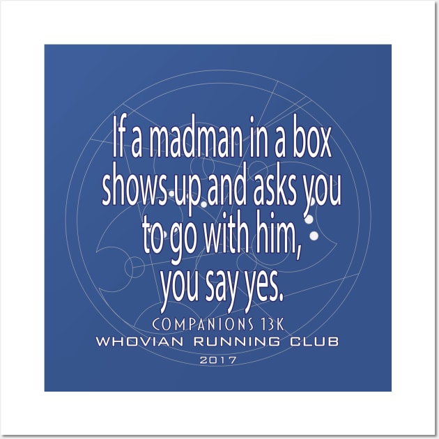 Mad Man in a Box Wall Art by Fanthropy Running Clubs